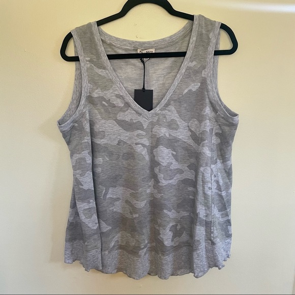 Jane and Delancey Tops - Camo Print Tank Top - Size Large